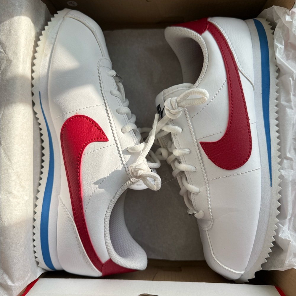 Nike Cortez Basic SL GS White Varsity Red Size 5Y (Women’s 6.5–7) - Picture 7 of 7